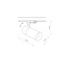 CTLS TINOS LED 30W black 4000K 10401 Nowodvorski Lighting