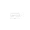 LID ROUND LED black 25W 3000K 10407 Nowodvorski Lighting