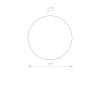 RING LED S black 7634 Nowodvorski Lighting