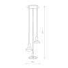 HERMANOS III black-solid brass 8030 Nowodvorski Lighting