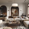 ABU DHABI brass-white W01844BR-WH Cosmo Light