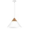SINGLE white-natural wood 463 Luminex