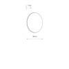 ARIA LED XL brick red 11574 Nowodvorski Lighting
