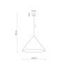 CONO brown XL 10062 TK Lighting