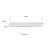 AQUA LED CCT black S LP-987/1W S BK Light Prestige