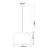 KANSO rattan LP-2025/1P 50 cm Light Prestige
