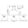 EMERY brass QZ-EMERY3P-WS Quoizel