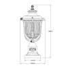 LUVERNE rubbed bronze KL-LUVERNE3-M Kichler