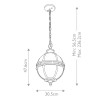 HALLERON grey-brown KL-HALLERON-8M Kichler