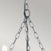 SAXON black and silver V SAX5-BLK-SIL Elstead Lighting