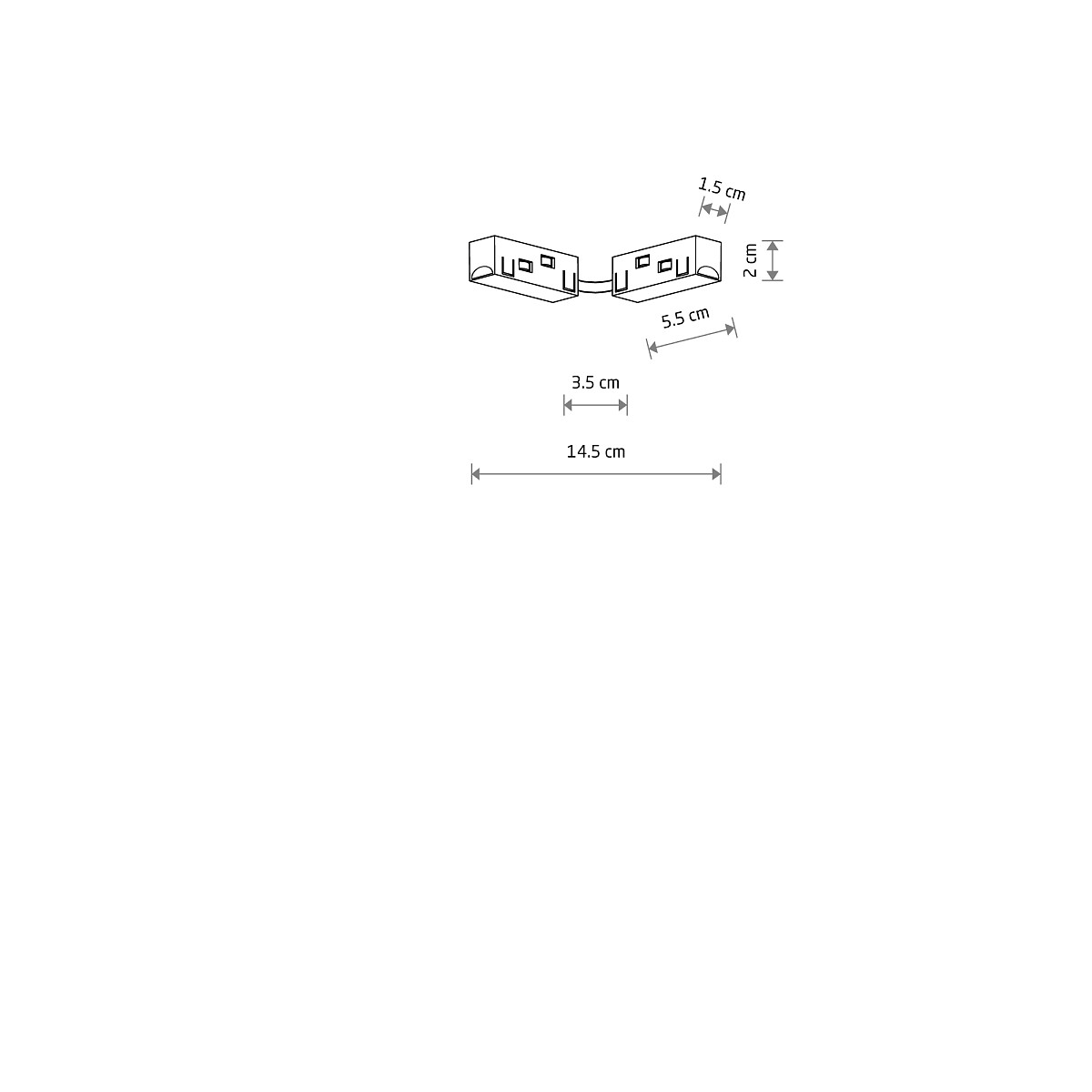 LVM STRAIGHT CONDUCTIVE MODULE white 11628 Nowodvorski Lighting