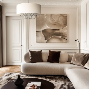 ABU DHABI chrome-white P06512CH-WH Cosmo Light
