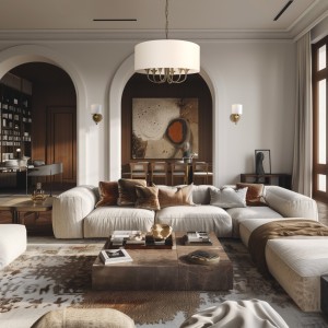 ABU DHABI brass-white P06871BR-WH Cosmo Light
