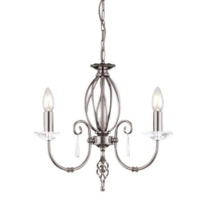 AEGEAN polished nickel AG3-POL-NICKEL Elstead Lighting