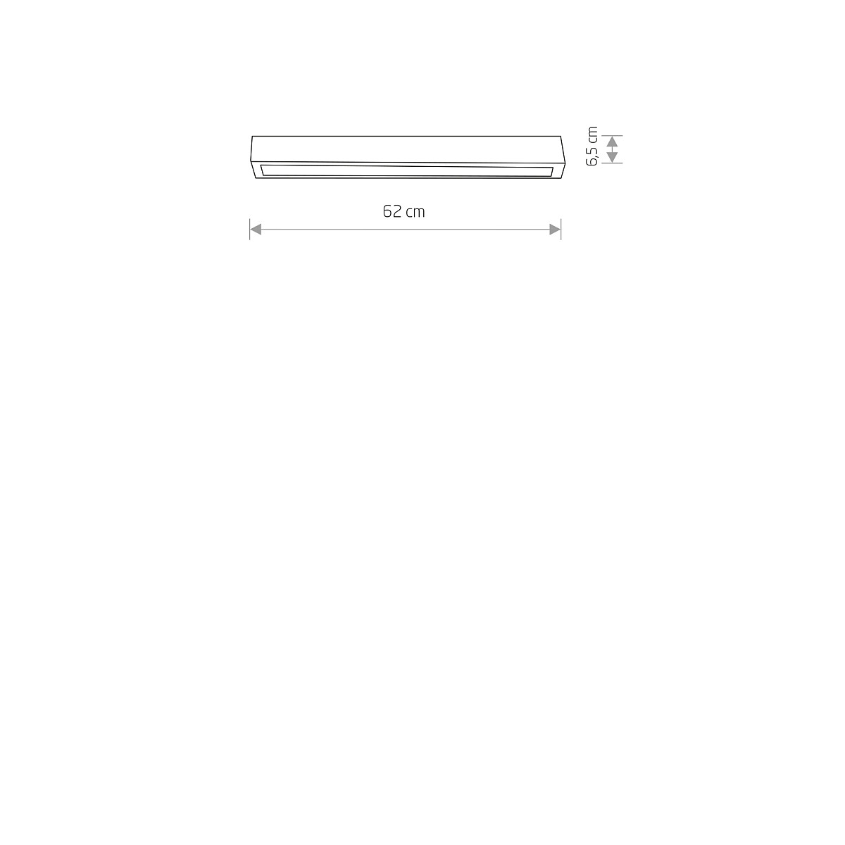 STRAIGHT CEILING LED white S 7557 Nowodvorski Lighting