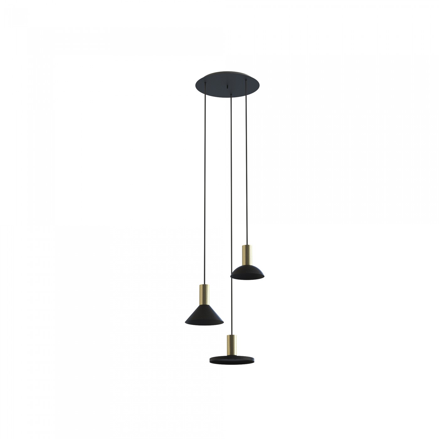 HERMANOS III black-solid brass 8030 Nowodvorski Lighting