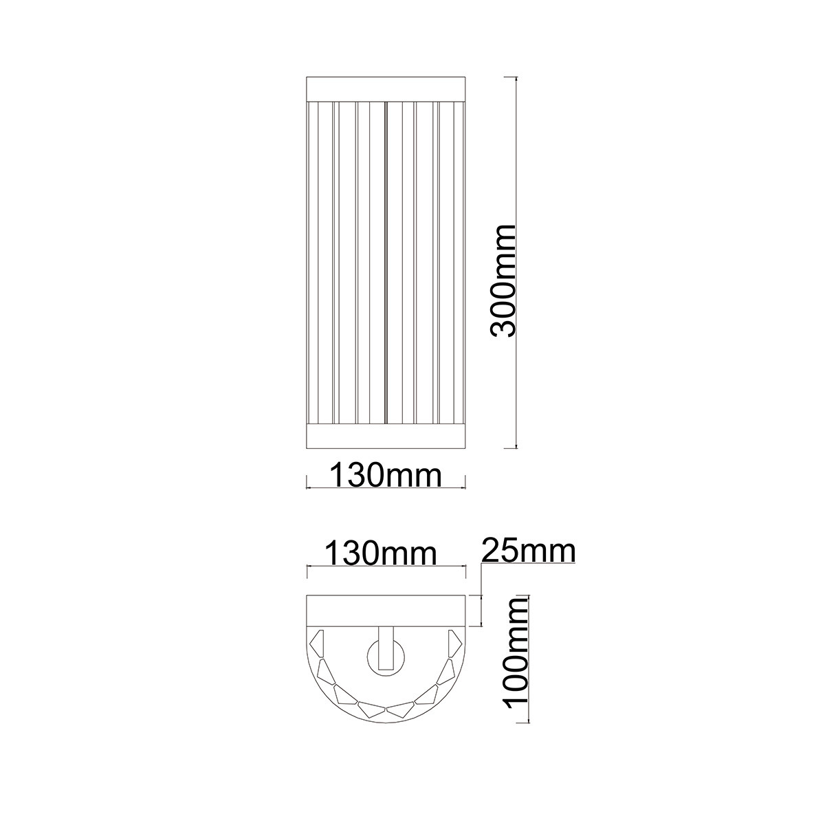 VETRO LP-2910/1W L CH Light Prestige
