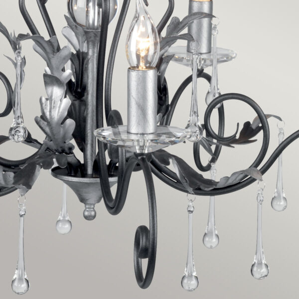 AMARILLI black and silver AML5-BLK-SILVER Elstead Lighting