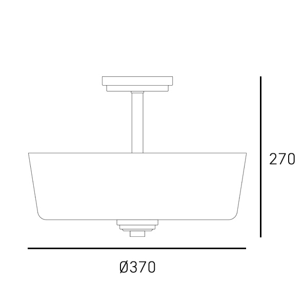 ASPEN brass C03279BR Cosmo Light