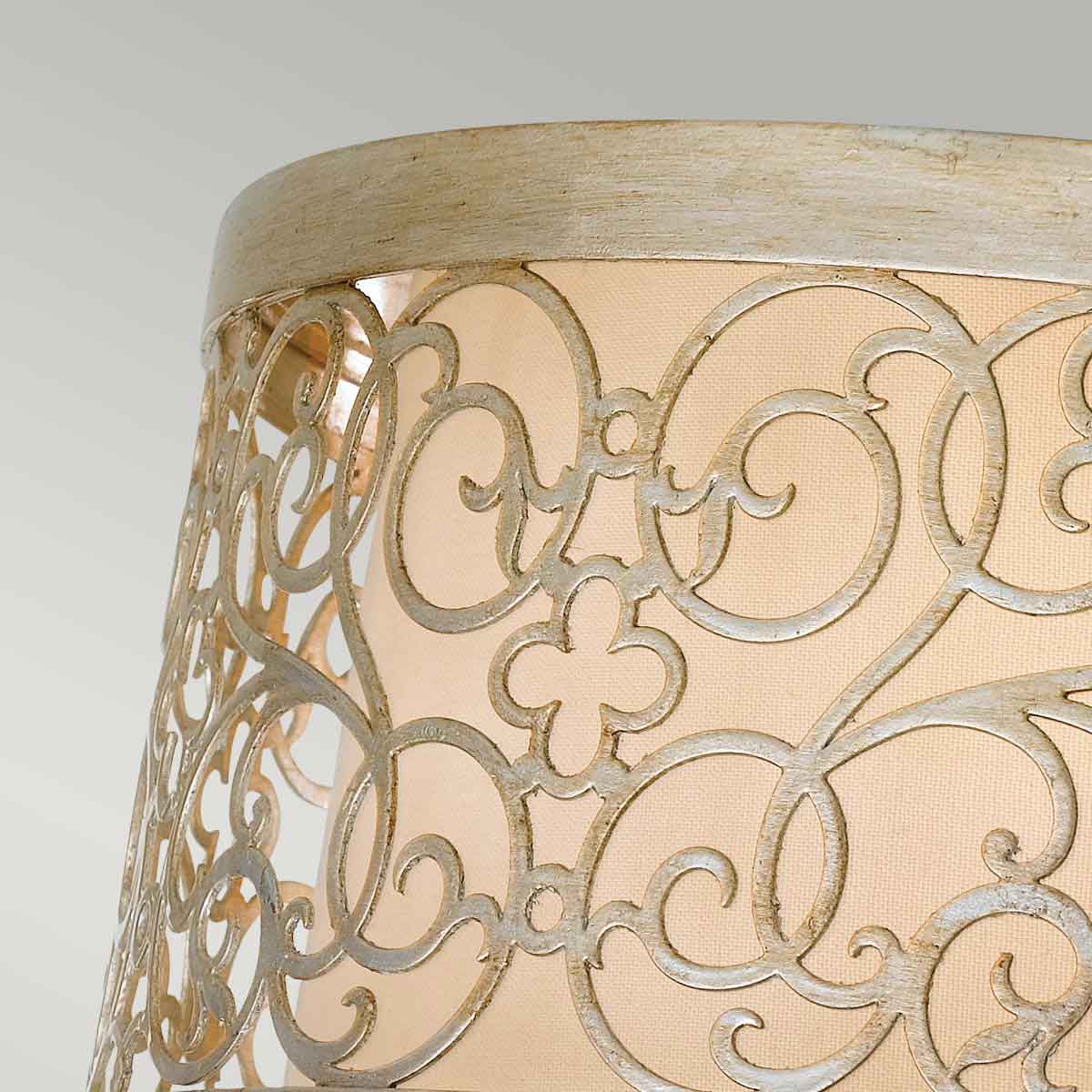 ARABESQUE silver leaf and patina FE-ARABESQUE-F Feiss