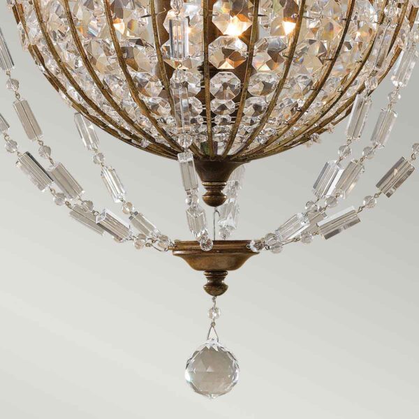 BELLINI oxidised-british bronze FE-BELLINI3 Feiss