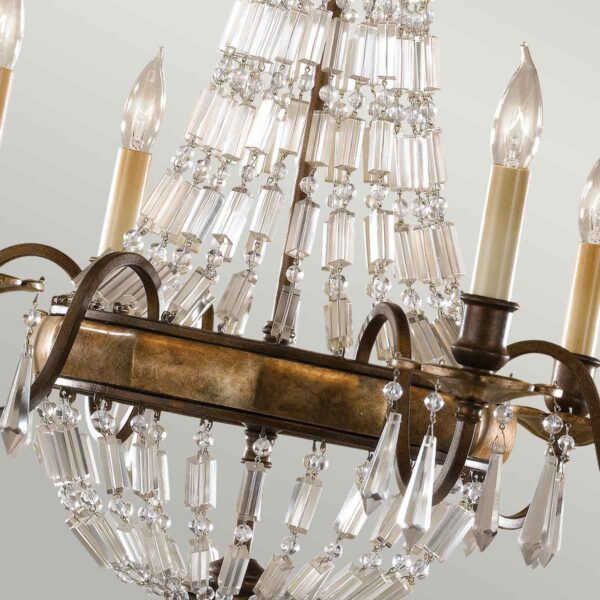 BELLINI oxidised-british bronze FE-BELLINI6 Feiss