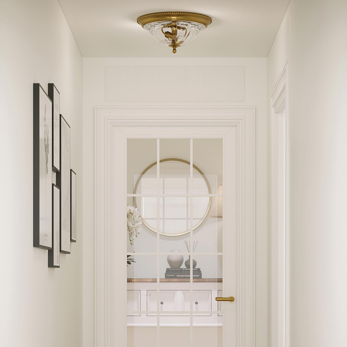 CAMBRIDGE burnished brass HK-CAMBRIDGE-F-A Hinkley Lighting
