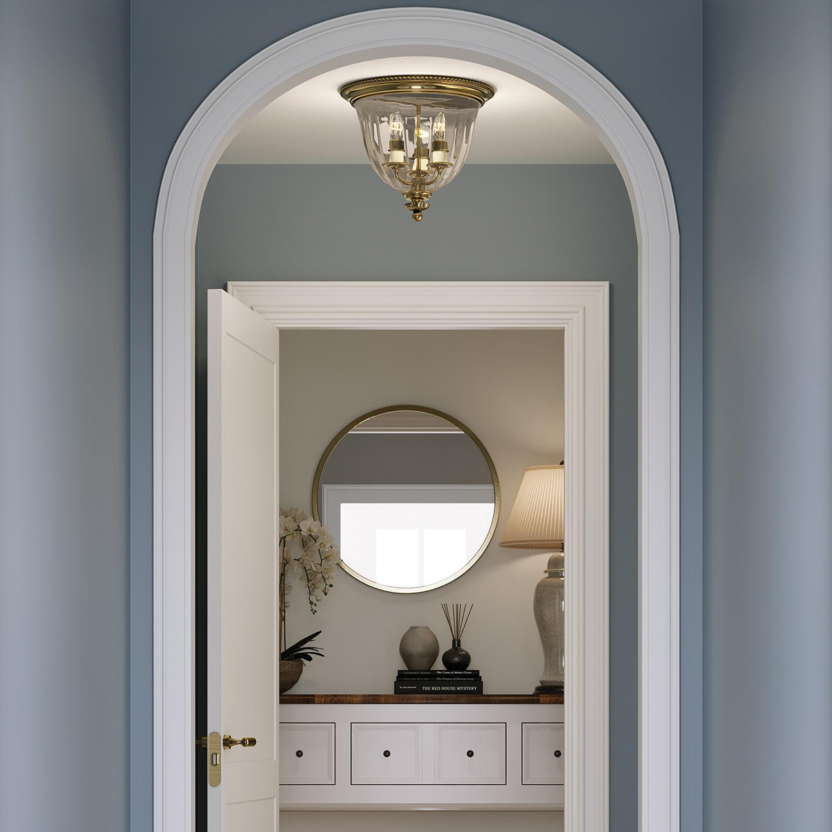 CAMBRIDGE burnished brass HK-CAMBRIDGE-F-B Hinkley Lighting