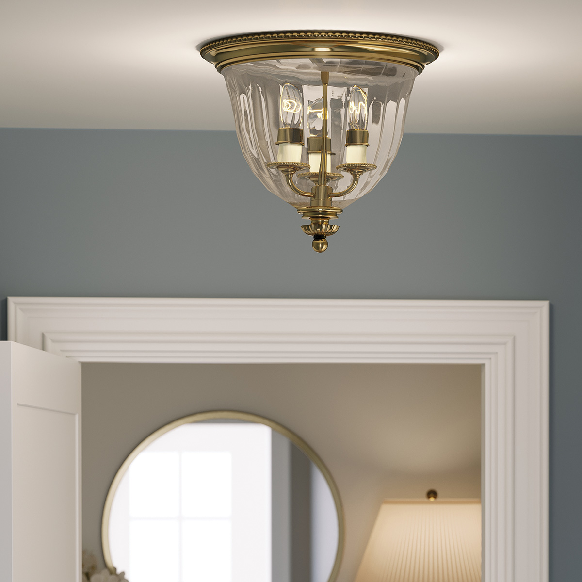 CAMBRIDGE burnished brass HK-CAMBRIDGE-F-B Hinkley Lighting