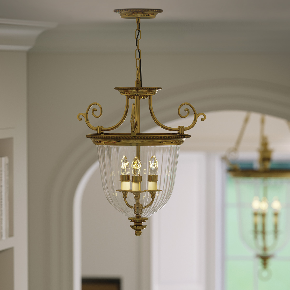 CAMBRIDGE burnished brass HK-CAMBRIDGE-P-S Hinkley Lighting