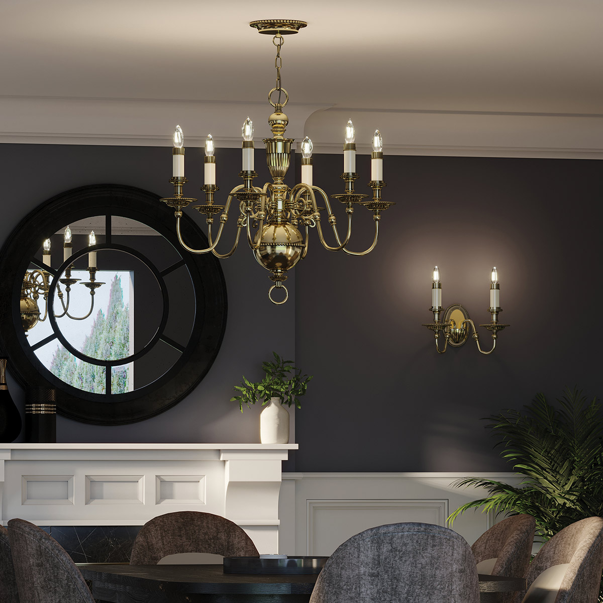 CAMBRIDGE burnished brass HK-CAMBRIDGE6 Hinkley Lighting