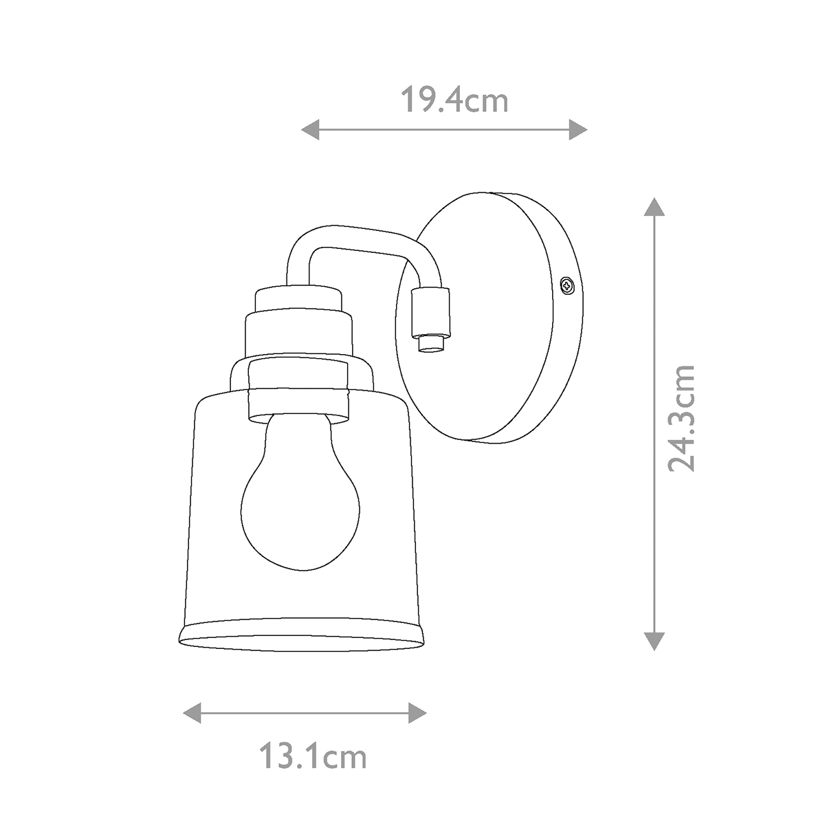 AIVIAN brass KL-AIVIAN1-WBR Kichler