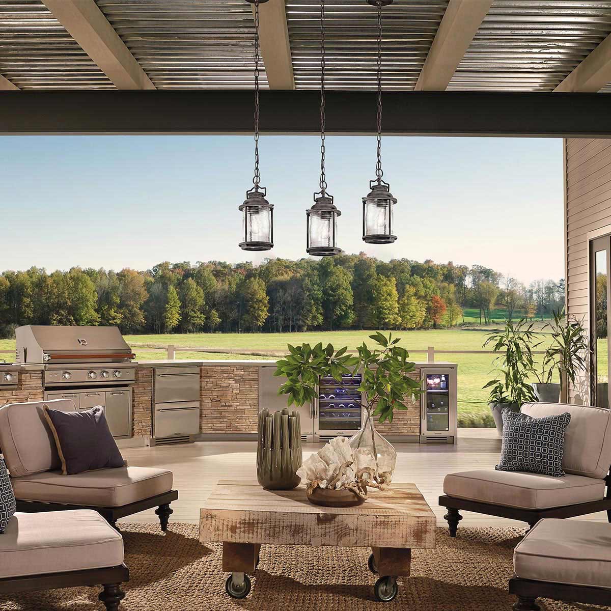 ASHLAND BAY weathered zinc KL-ASHLANDBAY8-S Kichler