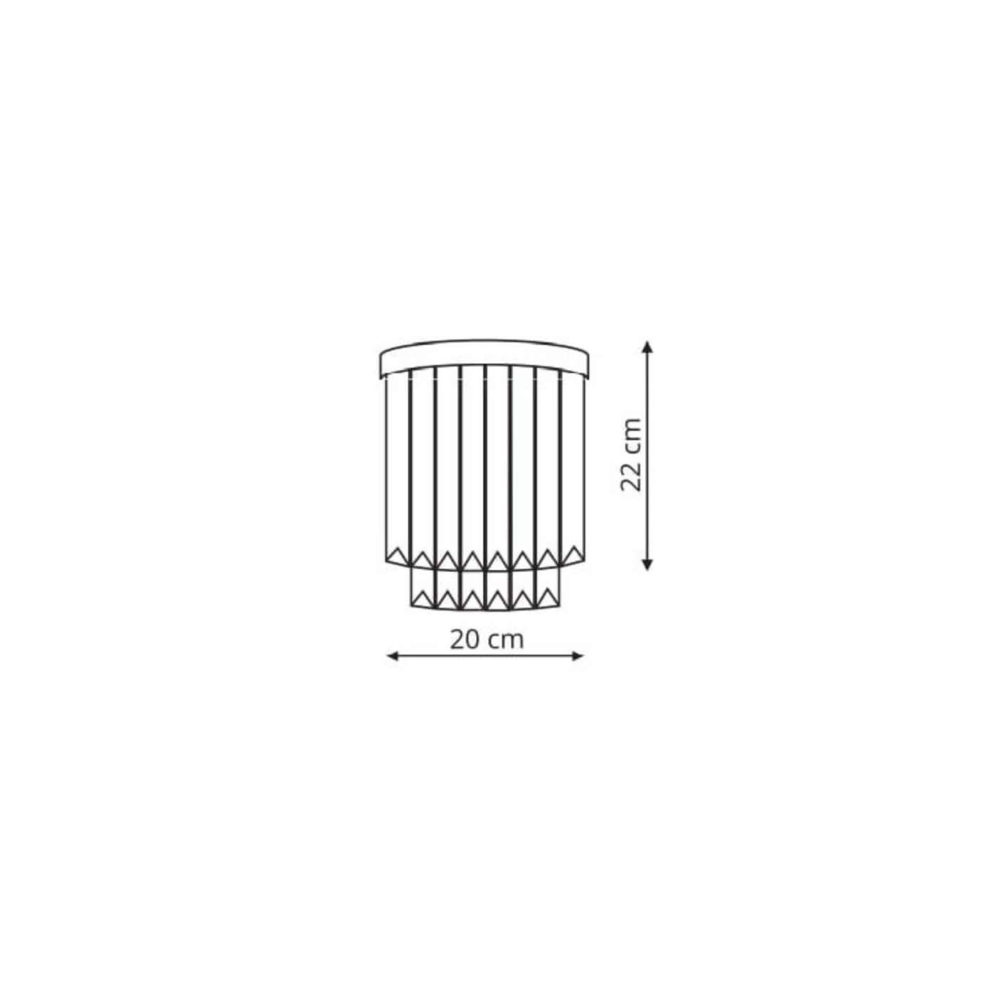 VETRO LP-2910/1W S CH Light Prestige