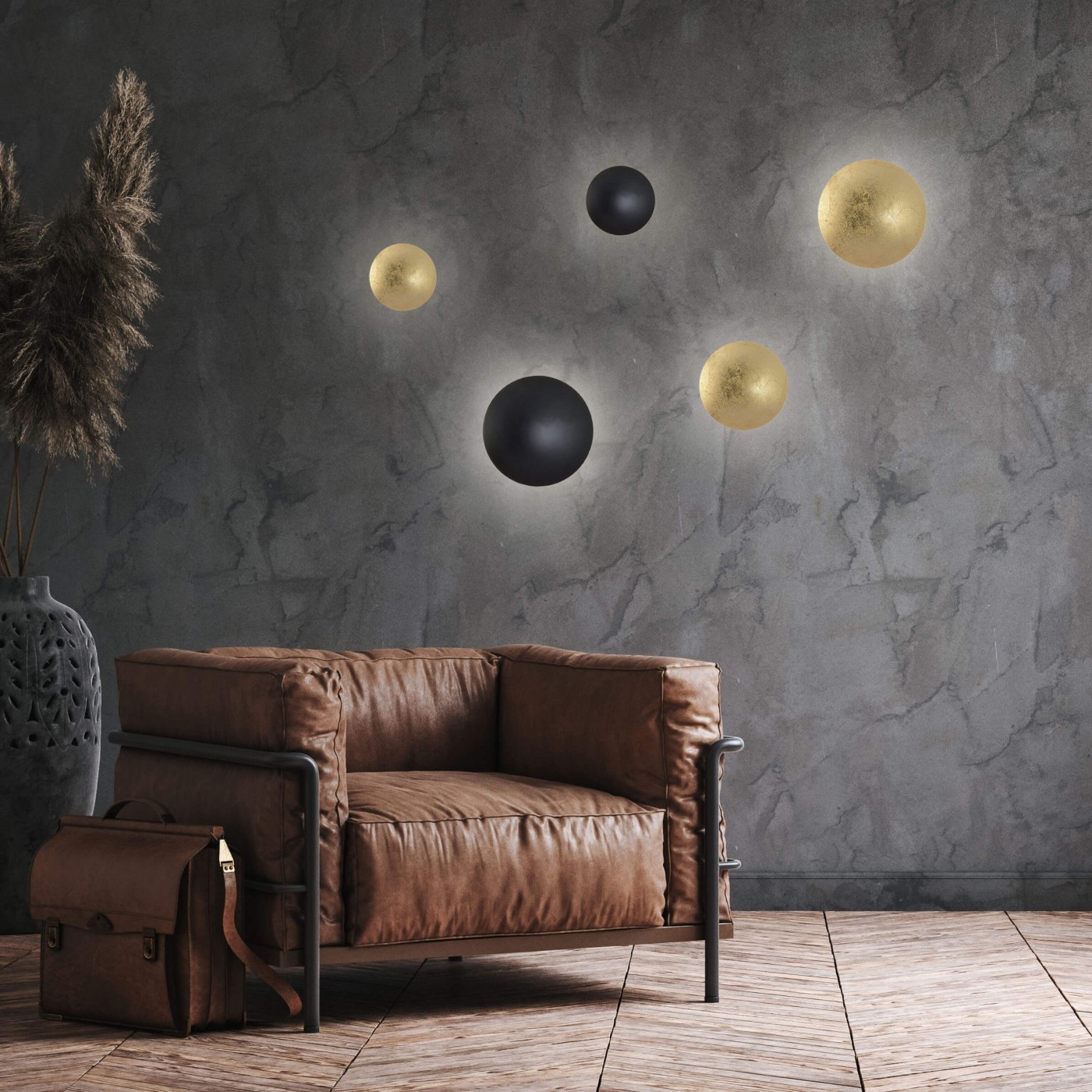 PLATILLO gold L LP-8102/1C-18W GD CCT Light Prestige