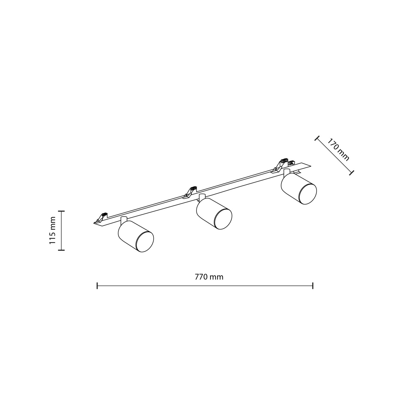 NEX white podtynkowy III 10804 TK Lighting