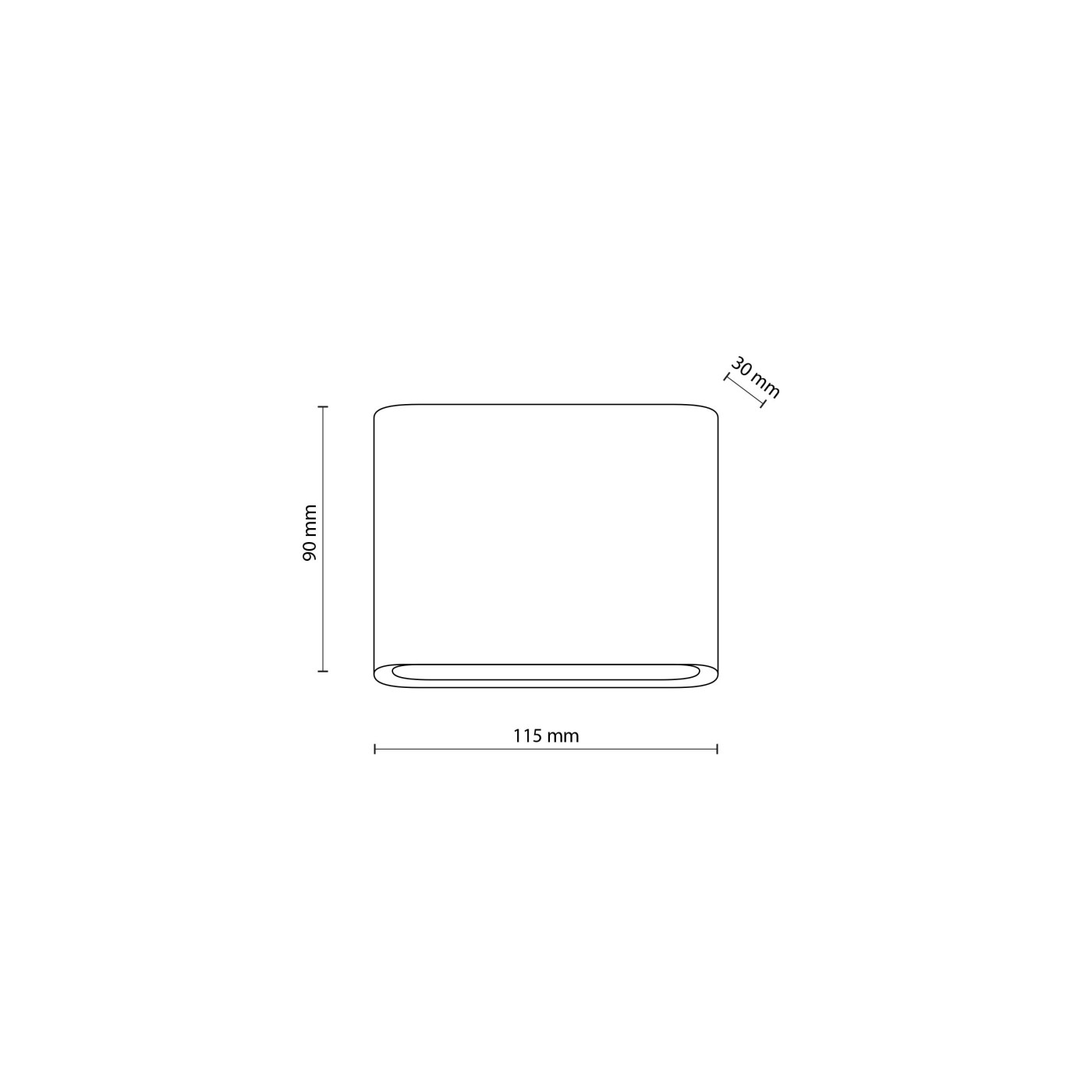 ARWENA S black 18184 TK Lighting