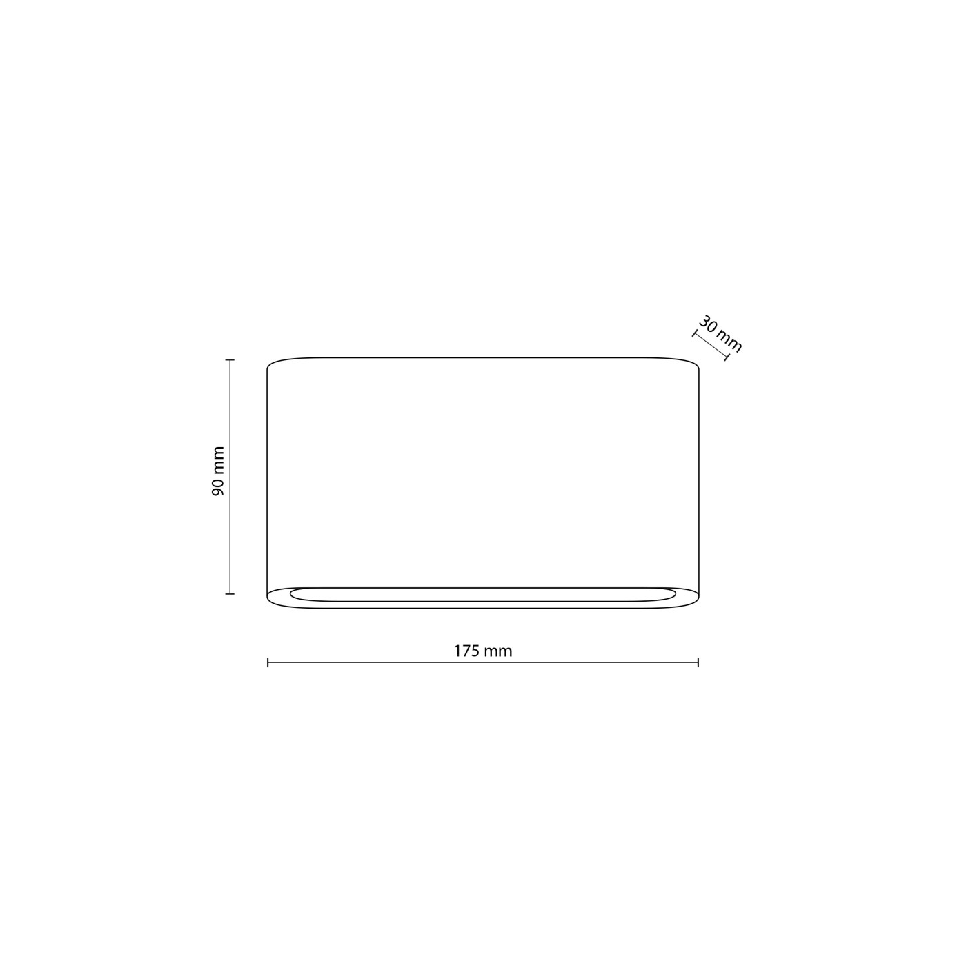 ARWENA S black 18185 TK Lighting