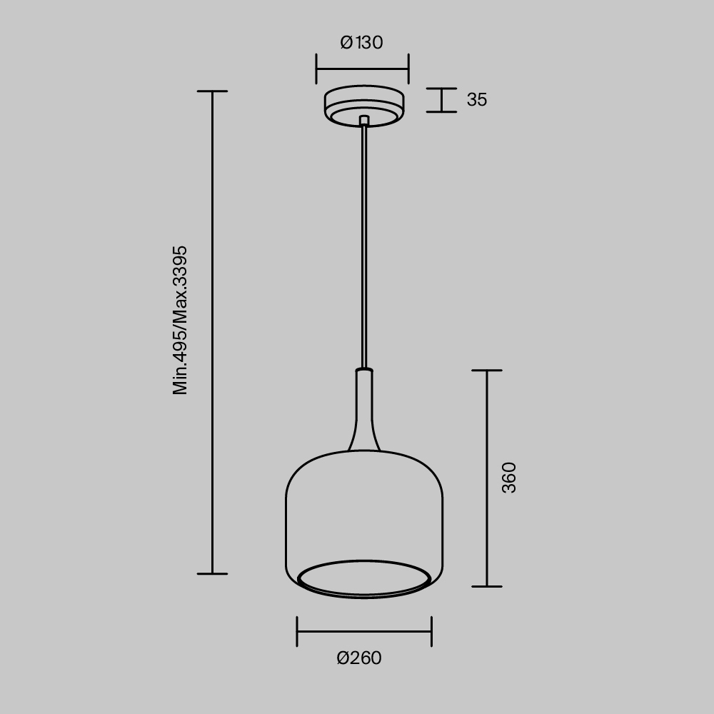 SPIRITO MOD286PL-L18B3K Maytoni