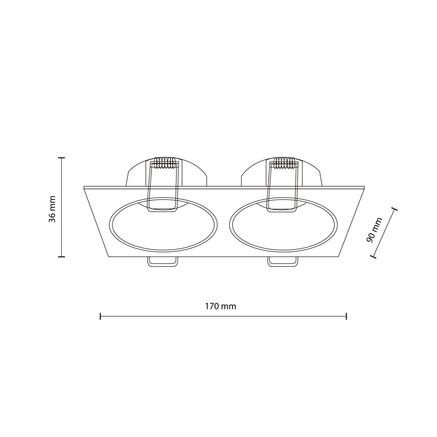 PRISMA DUO black 10579 TK Lighting
