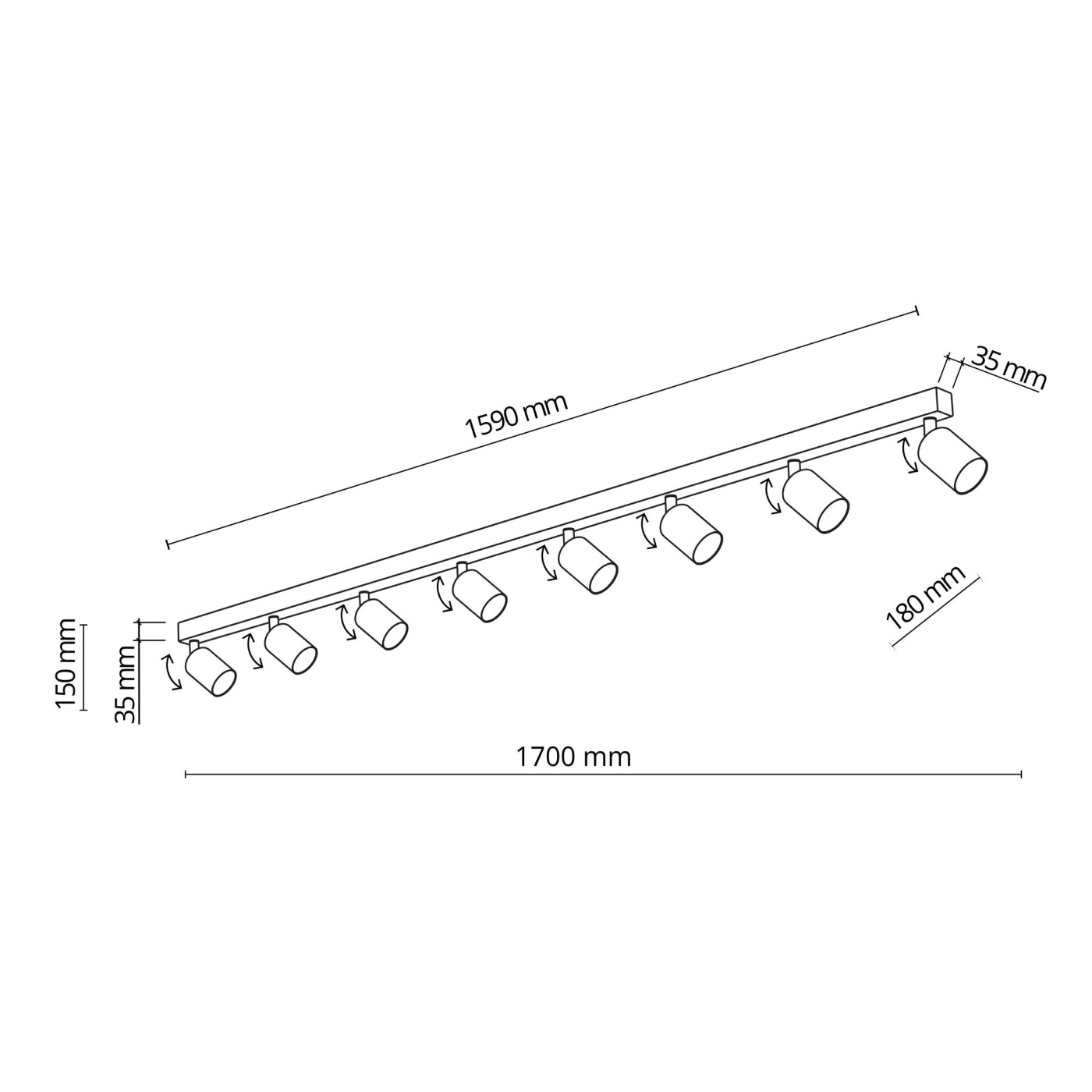 TOP black VIII 6179 TK Lighting