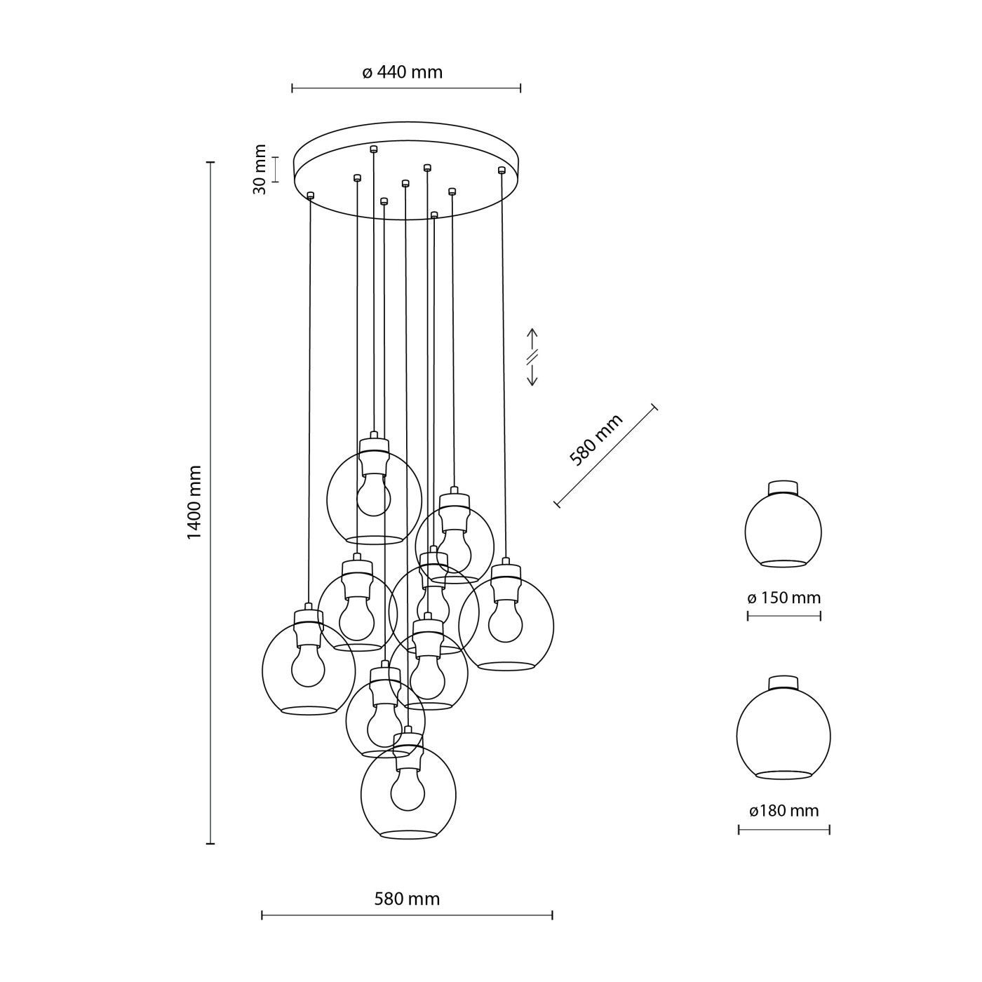 CUBUS IX 10247 TK Lighting