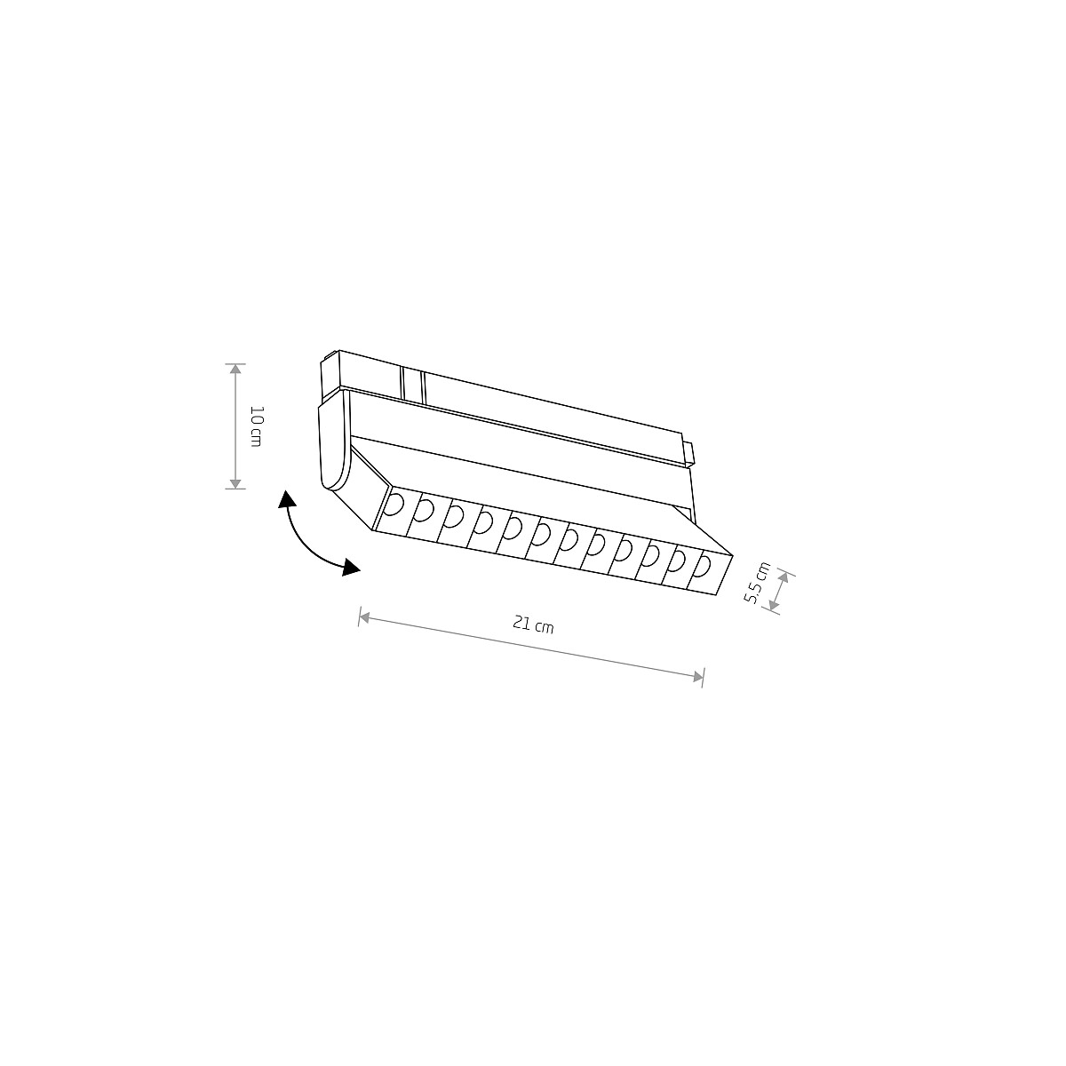LVM FOCUS OUT LED 9W white 4000K 11635 Nowodvorski Lighting