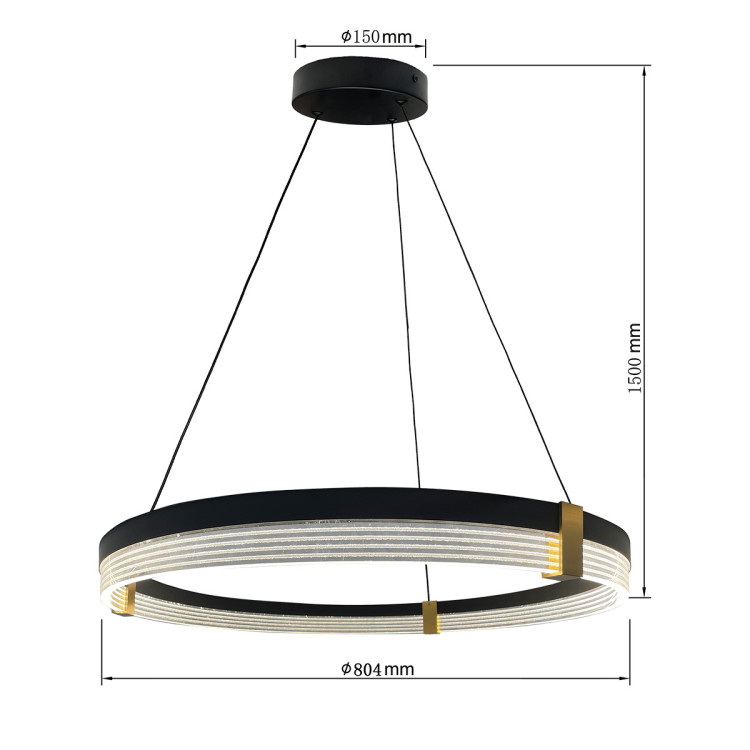 PLUM LP-0407/1P L BK Triangle Light Prestige