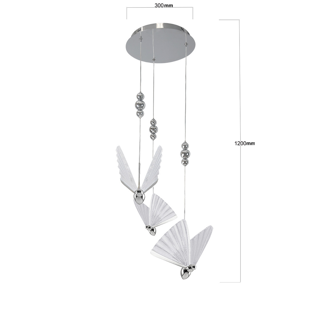MARIPOSA CCT silver III LP-1715/3P CH Light Prestige