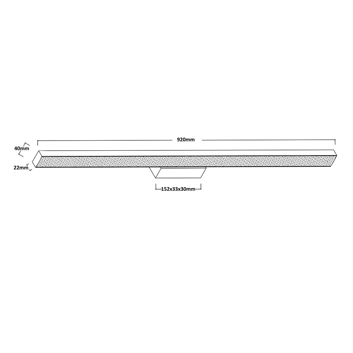 AQUA LED CCT white L LP-987/1W L WH Light Prestige
