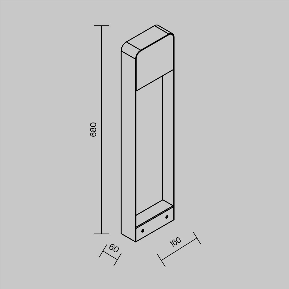 PORTE O481FL-L7BWD3K Maytoni