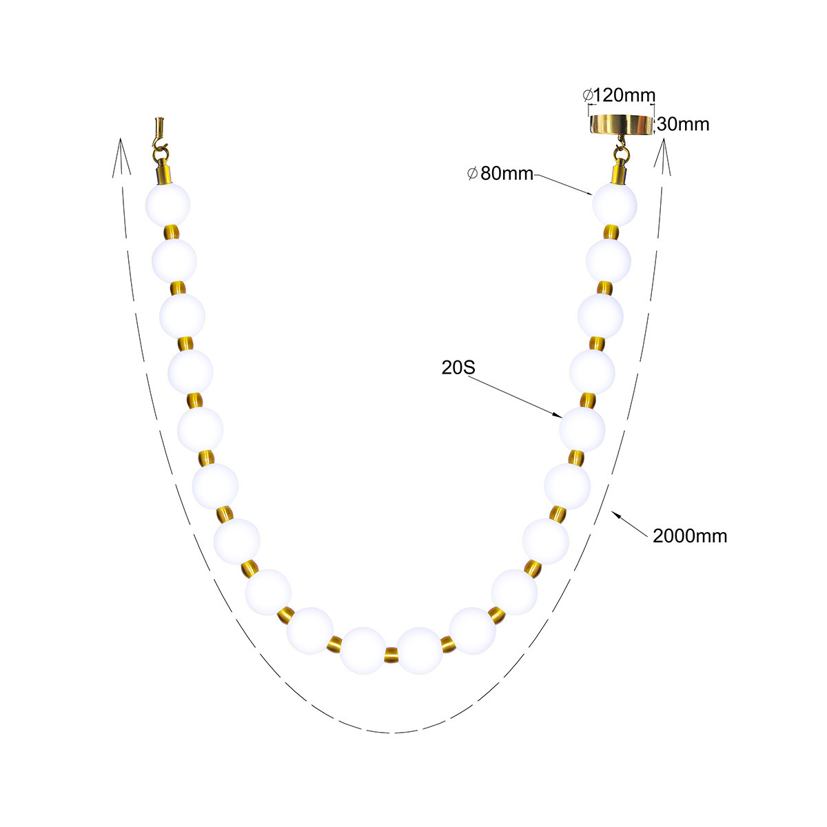 DORADO ROPE 2m LP-002/2M CCT Light Prestige