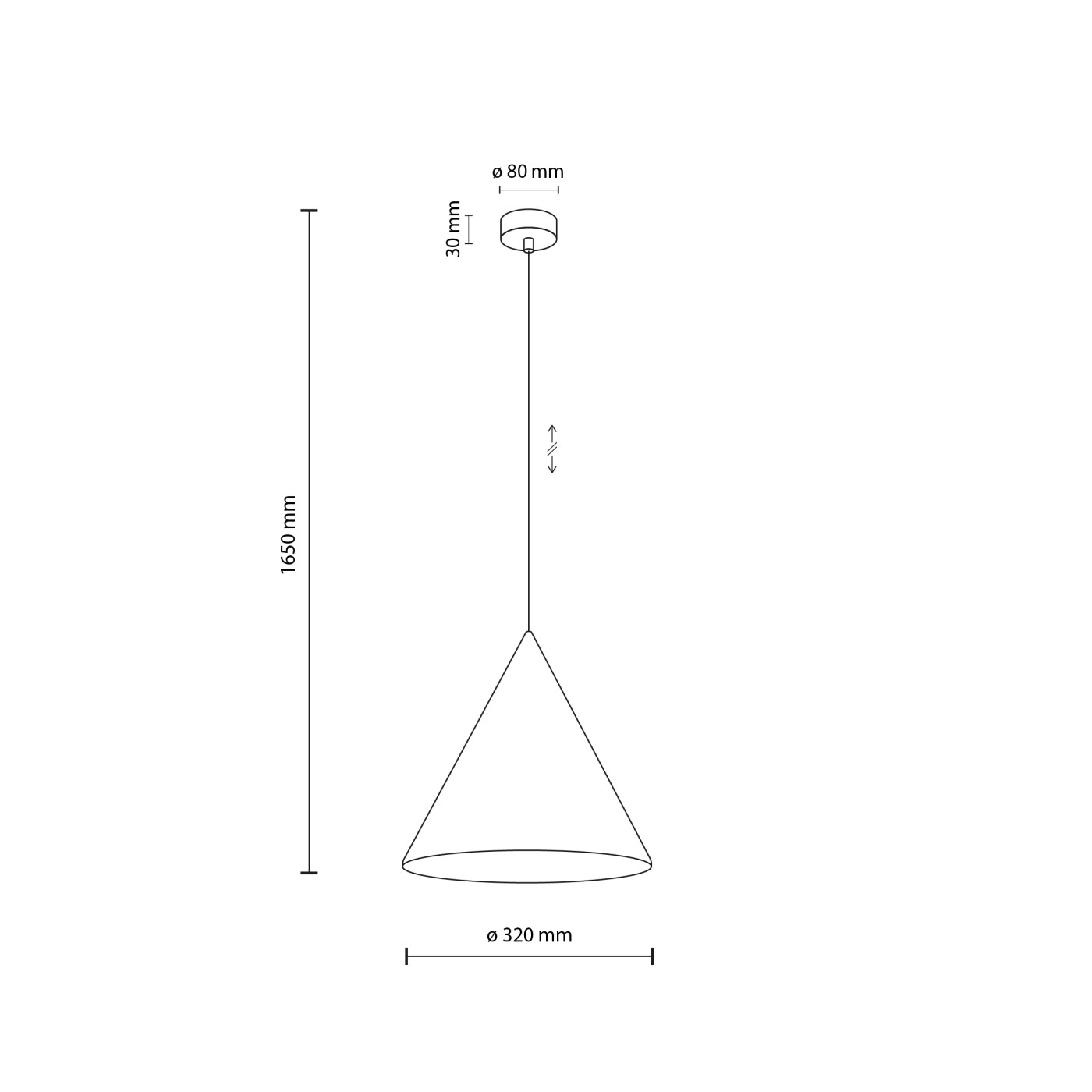 CONO yellow L 3281 TK Lighting