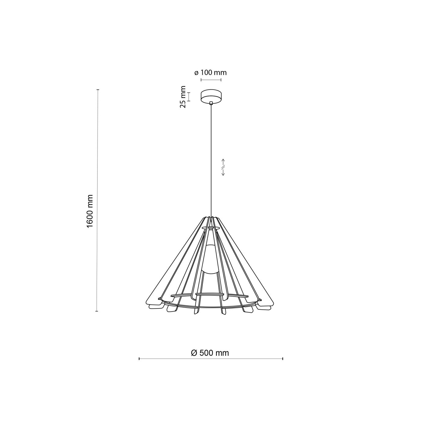 ERIS WOOD M 6586 TK Lighting